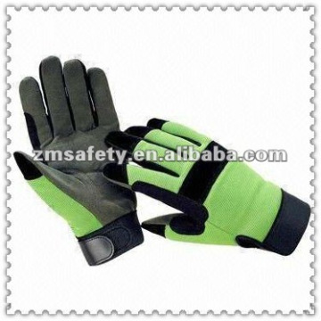 Gants résistants aux chocs verts avec rembourrage palmJRM152